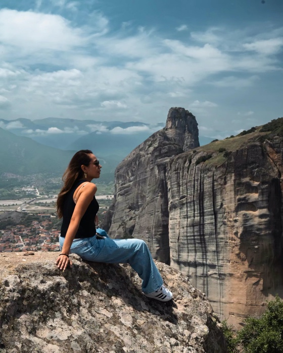 Mariel de Viaje ruta barata por Europa Meteora