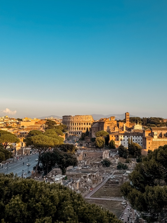 Vista panoramica del Foro Romano Mariel de Viaje