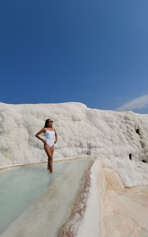 Mariel de Viaje en Pamukkale