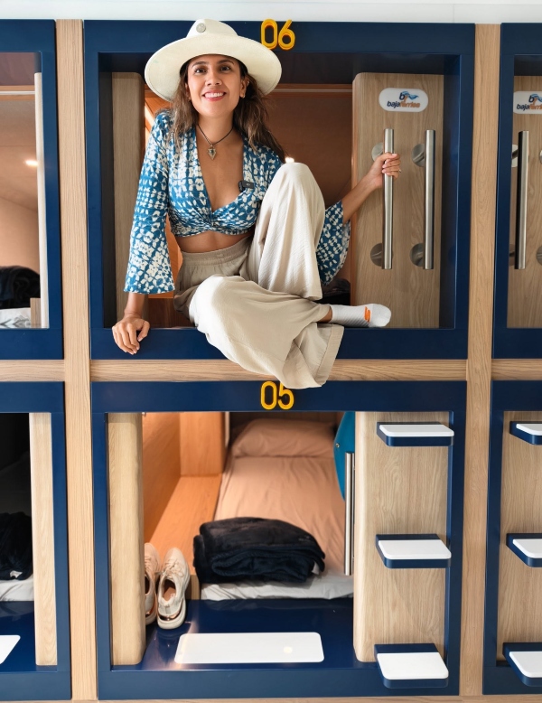 Mariel de Viaje Baja Ferry Cápsulas